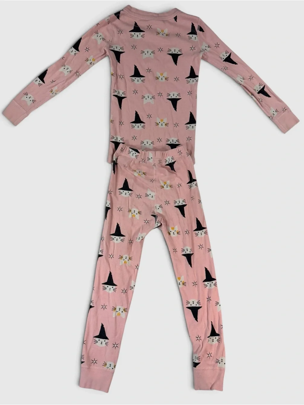 Hanna Andersson Magic Hats Witch Cat Halloween Long John Pajamas Girls 5